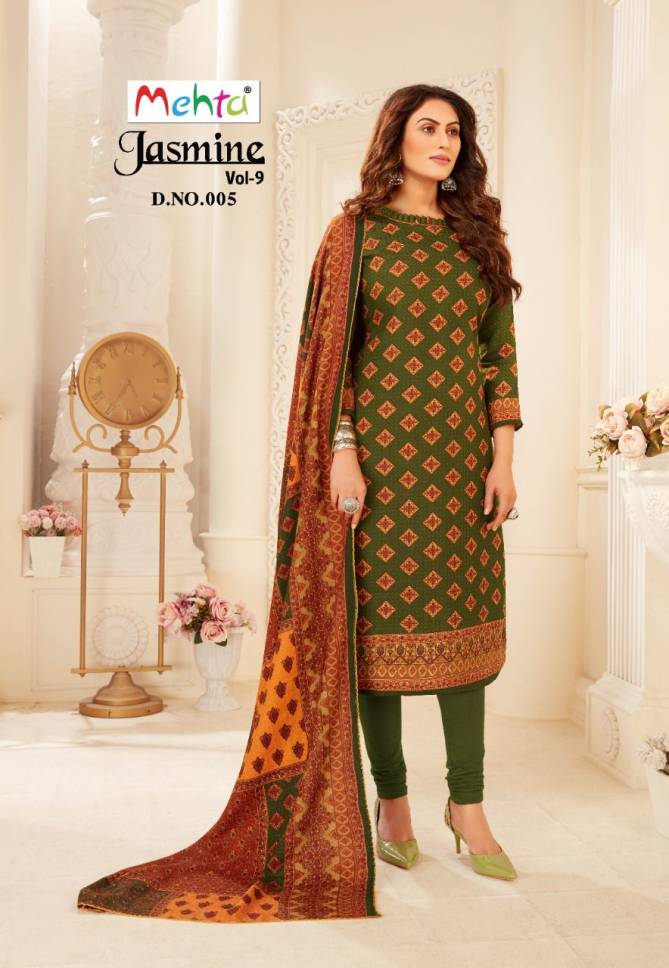 Mehta Jasmine 9 Designer Winter Casual Wear Printed Pashmina Collection